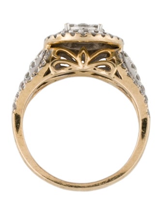 Ring 14K Diamond Cocktail Ring