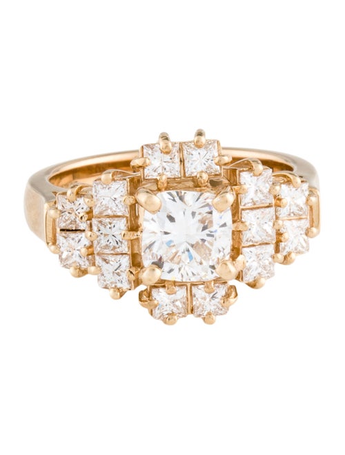 Ring 14K 1.09ct Lab-Grown Diamond Cocktail Ring