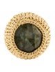 Ring 18K Labradorite Mesh Cocktail Ring