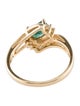 Effy Jewelry 14K Emerald & Diamond Cocktail Ring