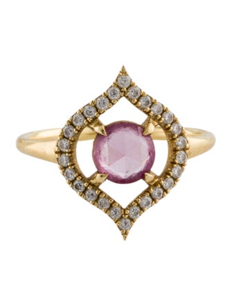 ARK 18K Sapphire & Diamond Cocktail Ring