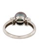 Ring 14K Cultured Pearl & Diamond Cocktail Ring