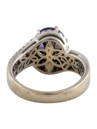 Ring 14K 2.26ctw Tanzanite & Diamond Cocktail Ring