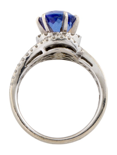 Ring 14K 2.26ctw Tanzanite & Diamond Cocktail Ring