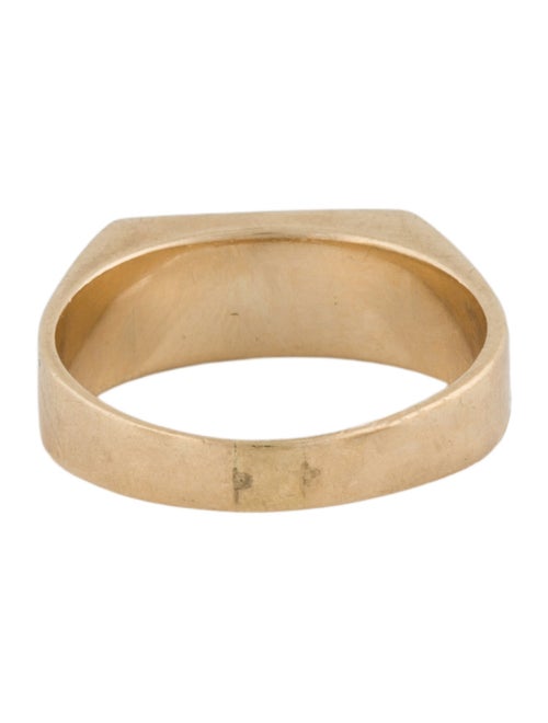 Ring 14K Onyx & Diamond Band Ring