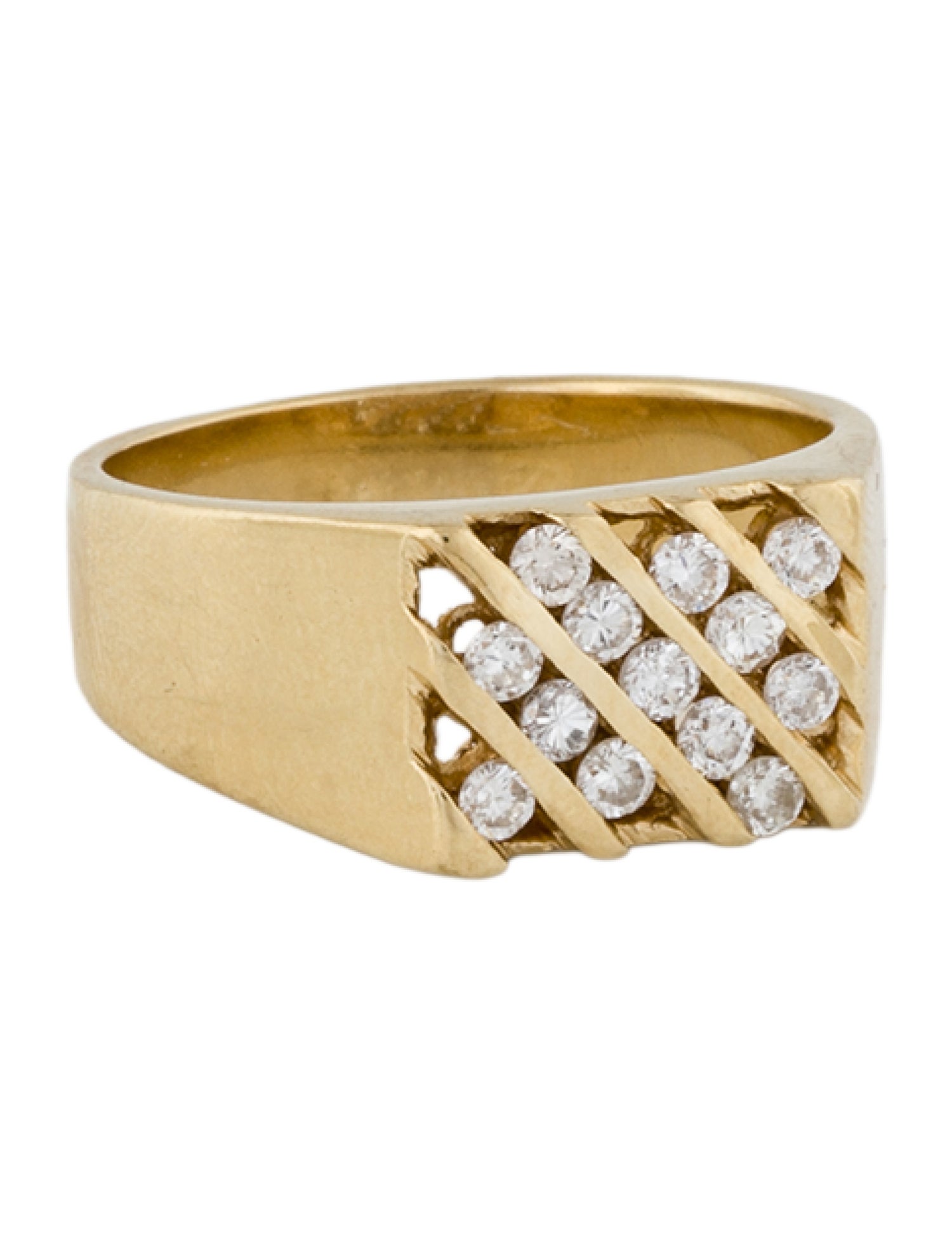 Ring 14K Diamond Cocktail