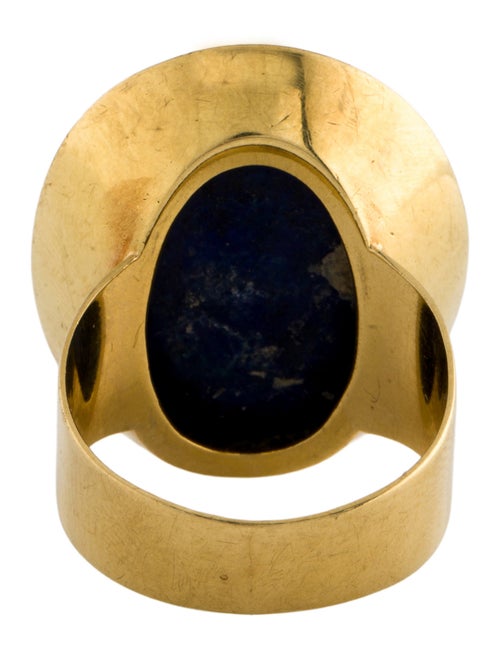 Ring 18K Lapis Lazuli Cocktail Ring