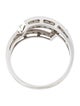 Ring 18K Diamond Bypass Ring