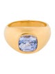 Ring 18K 3.65ct Unheated Ceylon Sapphire Cocktail Ring