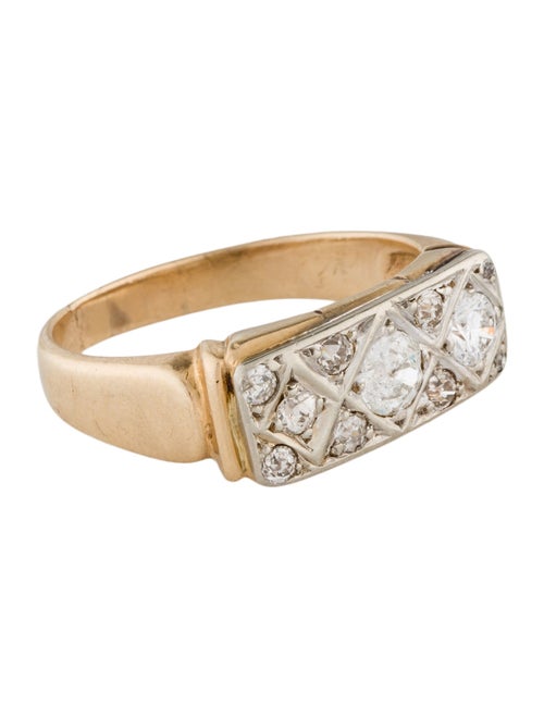 Ring 14K 1.03ctw Diamond Two-Tone Band