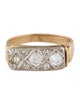 Ring 14K 1.03ctw Diamond Two-Tone Band