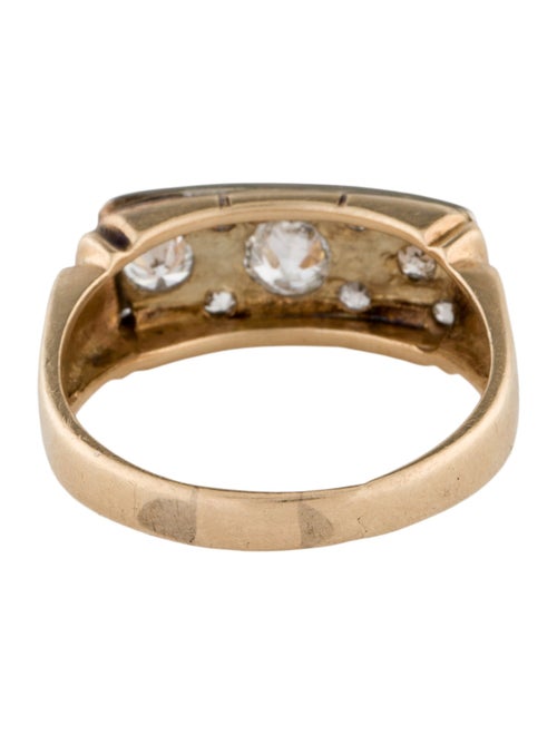 Ring 14K 1.03ctw Diamond Two-Tone Band