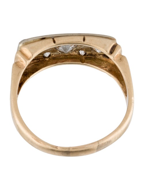 Ring 14K 1.03ctw Diamond Two-Tone Band