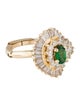 Ring Tsavorite Garnet & Diamond Cocktail Ring