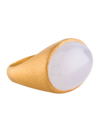 Ring 22K 18.10ct Chalcedony Cocktail Ring