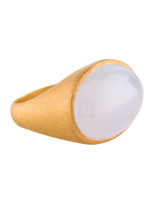 Ring 22K 18.10ct Chalcedony Cocktail Ring