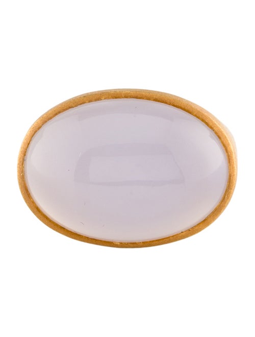 Ring 22K 18.10ct Chalcedony Cocktail Ring