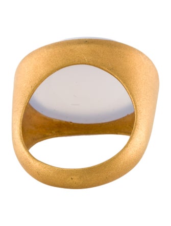 Ring 22K 18.10ct Chalcedony Cocktail Ring