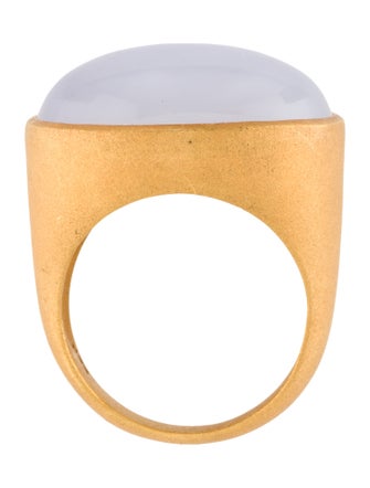 Ring 22K 18.10ct Chalcedony Cocktail Ring