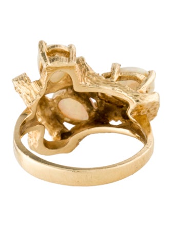 Ring 14K 1.05ctw Opal Cocktail Ring