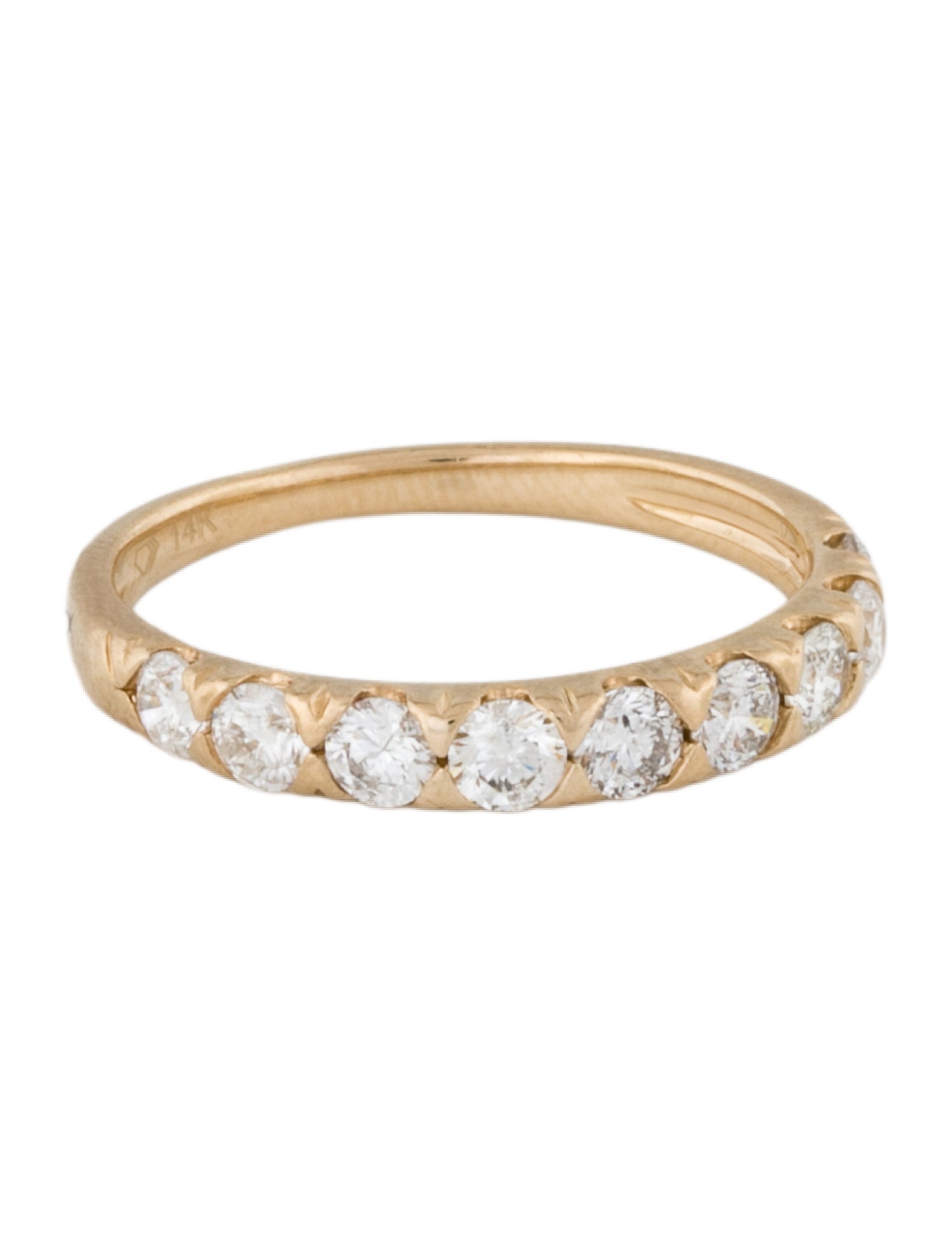 Ring 14K Diamond Half Eternity Band