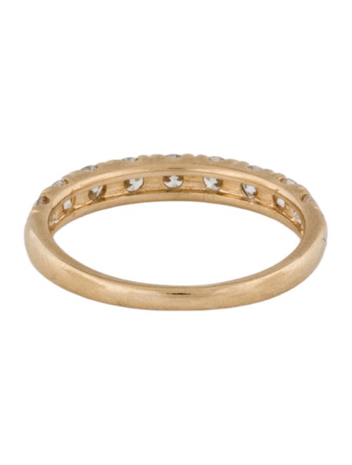 Ring 14K Diamond Half Eternity Band Ring