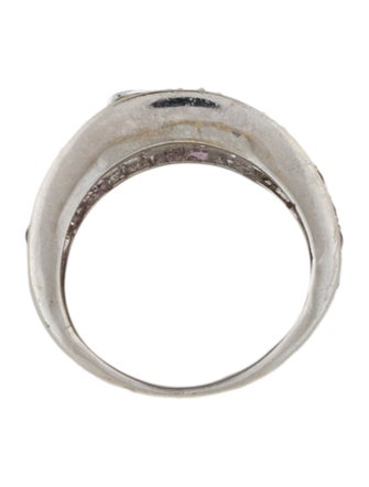 Ring 14K Sapphire & Diamond Band Ring