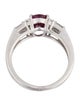 Ring Platinum Ruby & Diamond Cocktail Ring