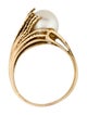 Ring 14K Pearl Textured Cocktail