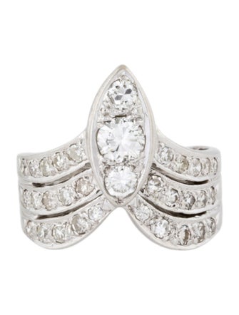 Ring 14K Diamond Cocktail Ring