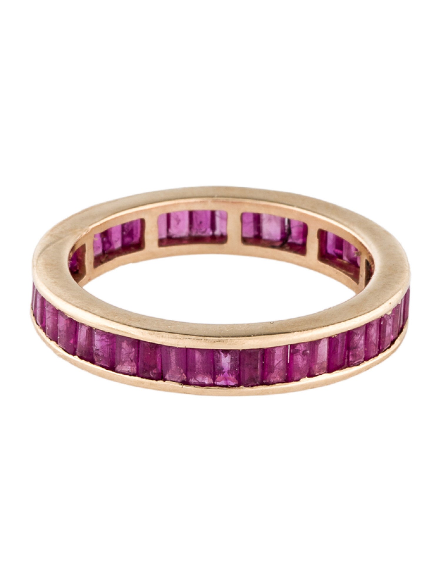 Ring 14K 2.50ctw Ruby Eternity Ban