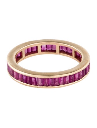 Ring 14K 2.50ctw Ruby Eternity Ban