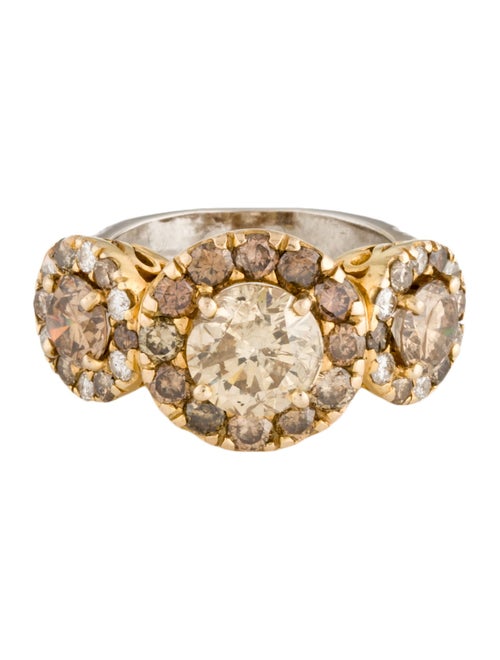 Ring 14K 1.72ct Diamond Cocktail Ring