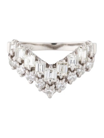 Ring Platinum 1.00ctw Diamond Ring