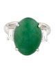 Ring Platinum 11.55ct Jadeite & Diamond Cocktail Ring