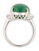 Ring Platinum 11.55ct Jadeite & Diamond Cocktail Ring