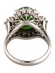 Ring Platinum 5.16ct Jadeite & Diamond Cocktail Ring