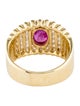 Ring 18K 1.01ct Ruby & Diamond Cocktail Ring