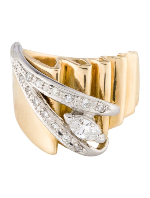 Ring Diamond Floral Ring