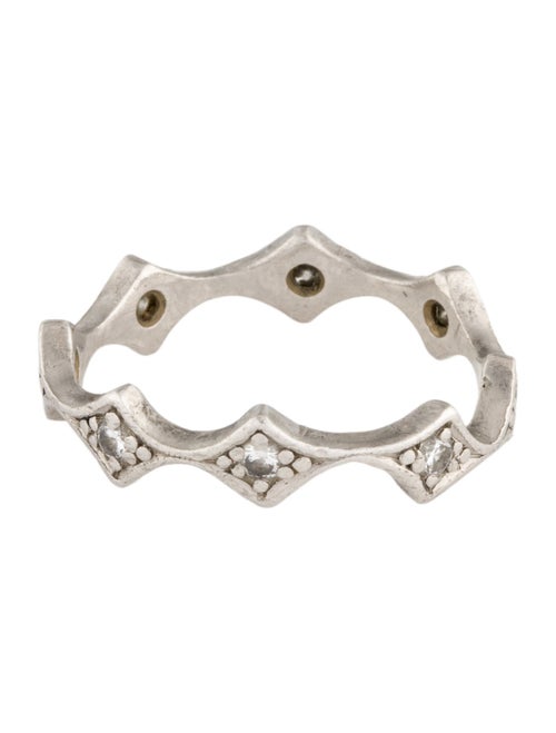 Cathy Waterman Platinum Diamond Geo Eternity Band