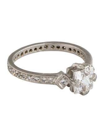 Cathy Waterman Platinum Diamond Cocktail Ring