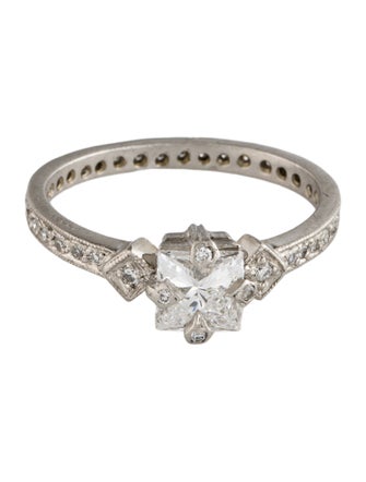 Cathy Waterman Platinum Diamond Cocktail Ring