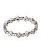 Cathy Waterman Platinum Diamond Geometric Eternity Band