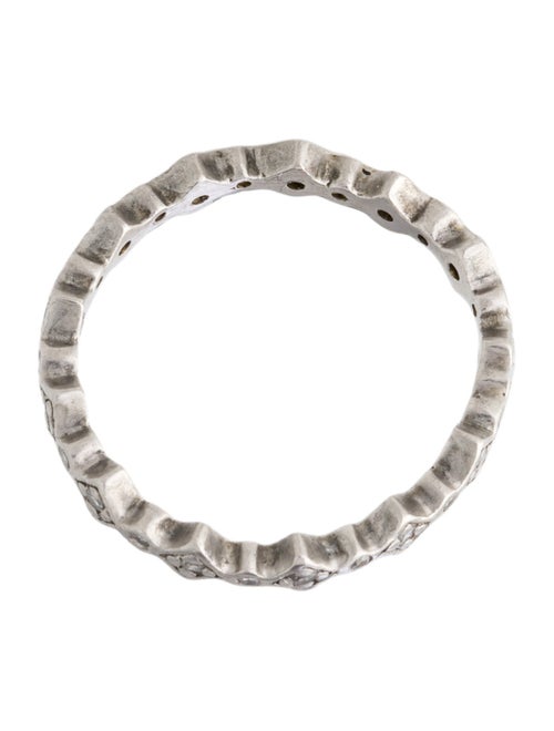 Cathy Waterman Platinum Diamond Geometric Eternity Band
