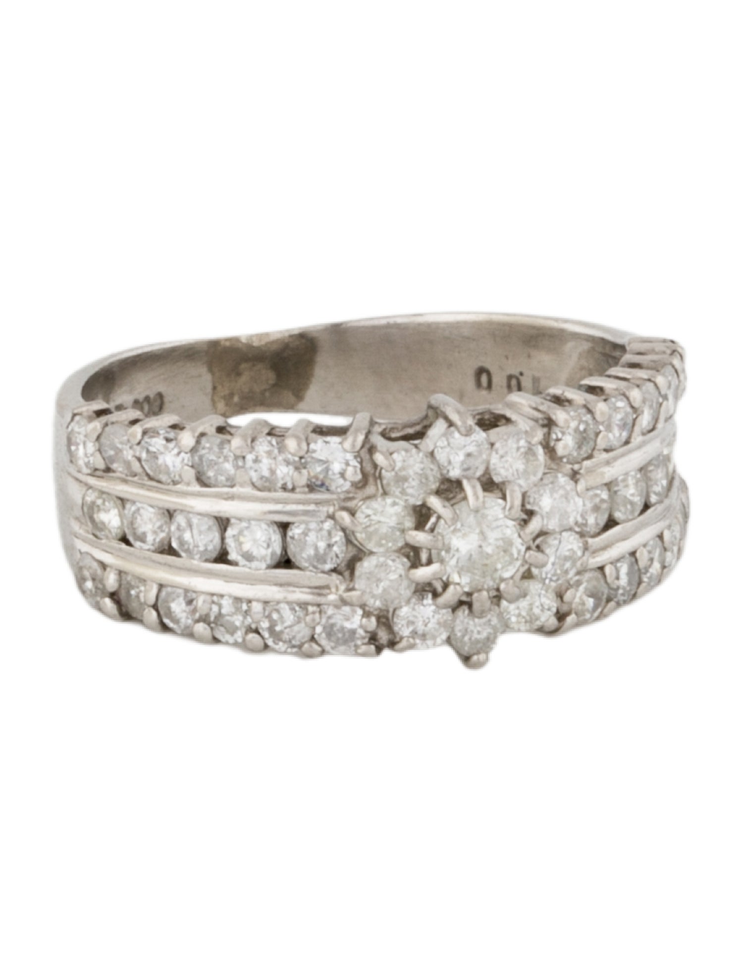 Ring Platinum Diamond Band