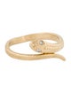 Ring 14K Diamond Snake Cocktail Ring