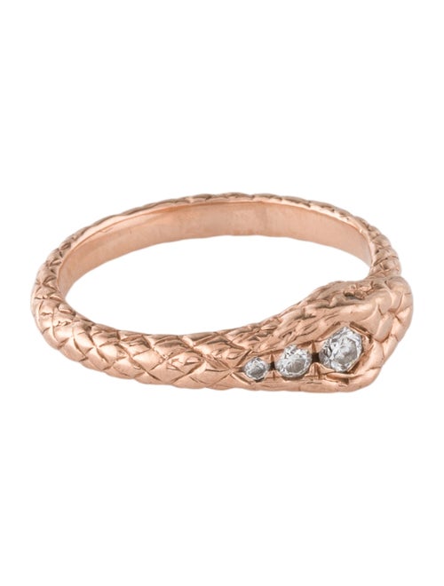 Ring 10K Lab-Grown Diamond Snake Ring