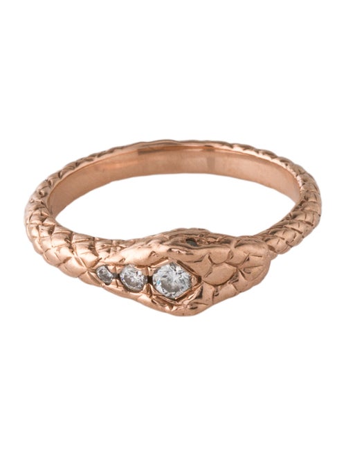 Ring 10K Lab-Grown Diamond Snake Ring