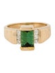 Ring 14K Tourmaline & Diamond Ring