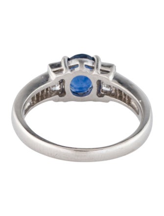 Ring Platinum 1.24ct Sapphire & Diamond Cocktail Ring